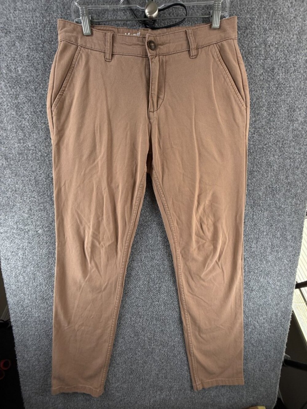 Mugsy Belmonts Pants Men Tan Stretch Chino Comfort Casual K6PNBG ACTL 31X31